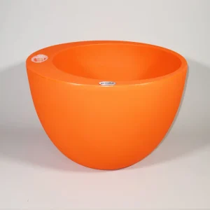 Selbstbewässerndes Pflanzgefäß „podd RÖDER“ in der Farbe Orange