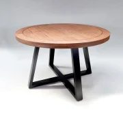 heller Esstisch rund Gompitz