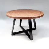 heller Esstisch rund Gompitz